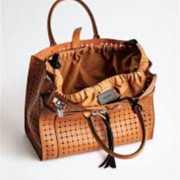 Zadig & Voltaire Tan Perforated Bag - Picture 3 of 8